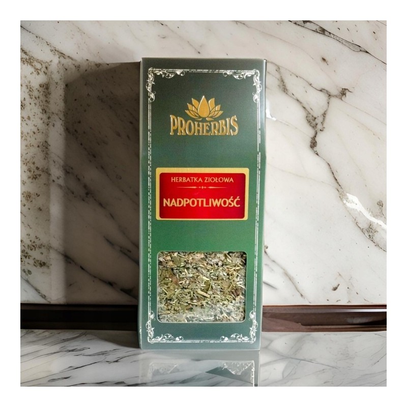 Herbatka Nadpotliwość 100g suplement diety na nadmierne pocenie i skórę