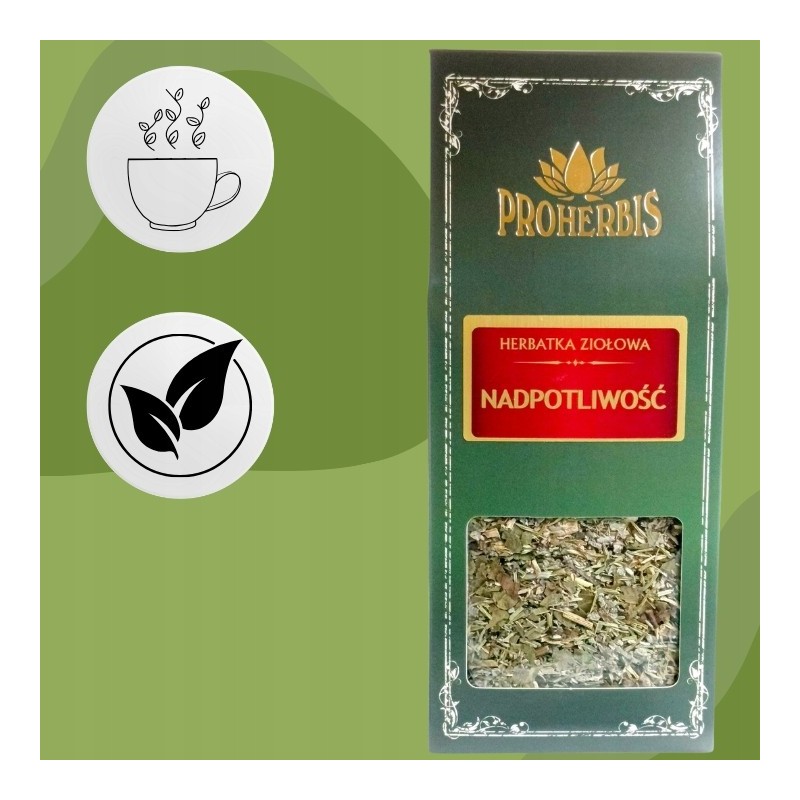 Herbatka Nadpotliwość 100g suplement diety na nadmierne pocenie i skórę