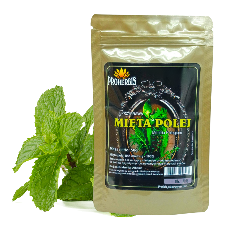 Mięta polej 50g mielona przyprawa naturalny aromat do potraw i sosów
