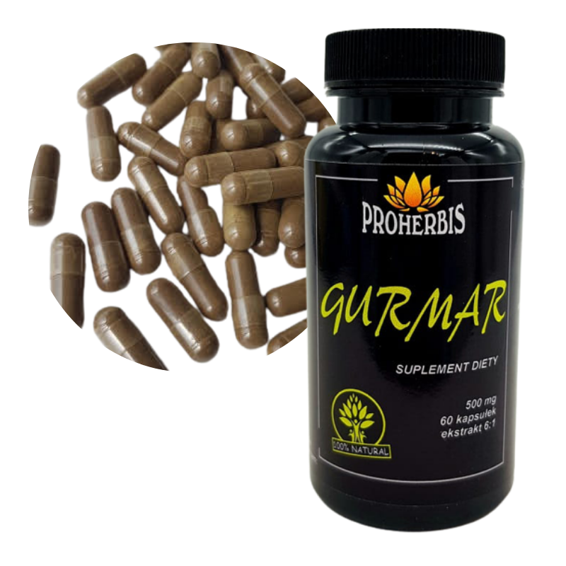 Gurmar ekstrakt 60 kaps — Gymnema sylvestre