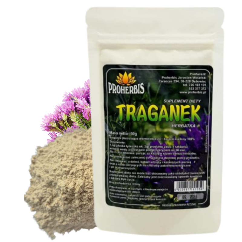 Traganek 50g Proherbis – naturalne wsparcie dla organizmu