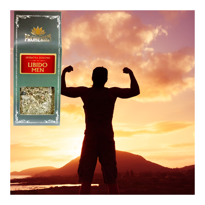 Herbatka ziołowa 100 g — maca, damiana, buzdyganek