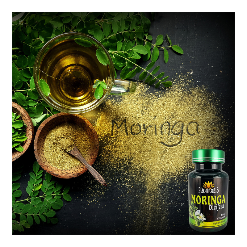 Moringa 90 kapsułek na odporność infekcje bakterie zdrowie