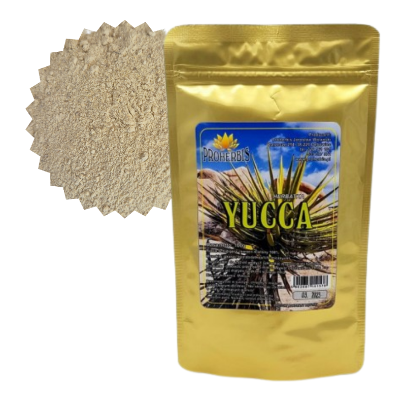 Herbatka Yucca Schidigera 100 g — korzeń mielony