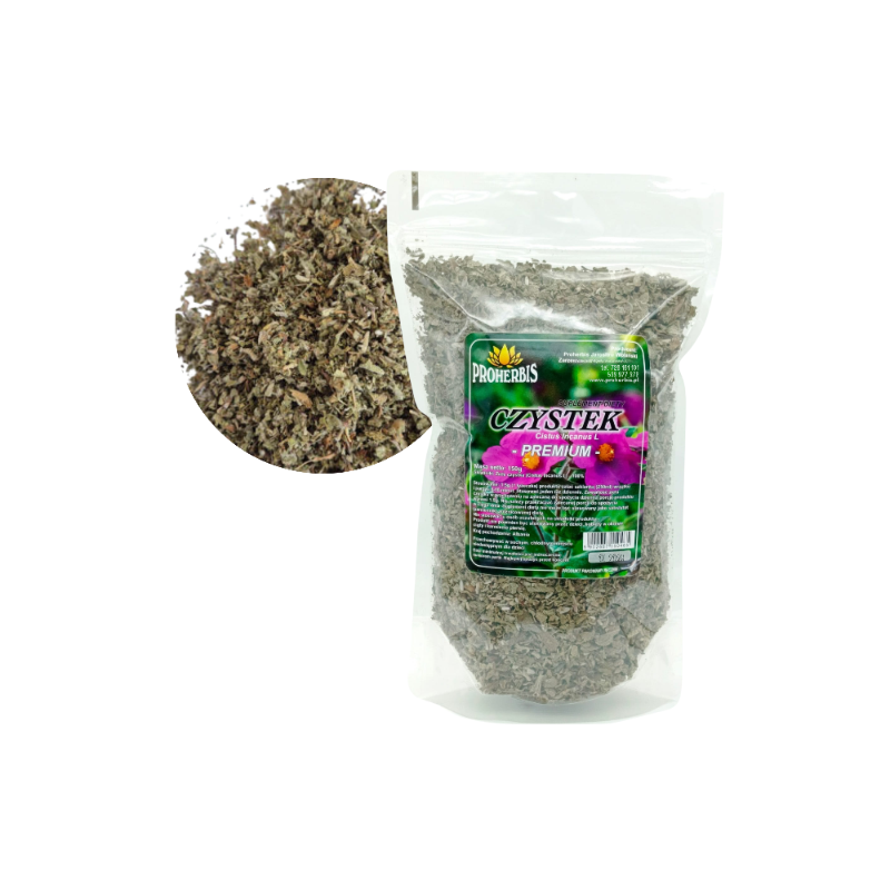 Czystek albański 100 % ziele 150 g naturalna herbata na odporność i detoks